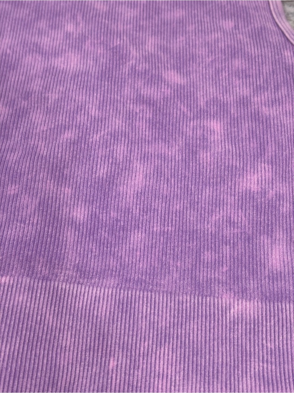 Active USA Purple Acid Wash Crop Tank & Biker Short Set NWOT Size M/L - Picture 3 of 6